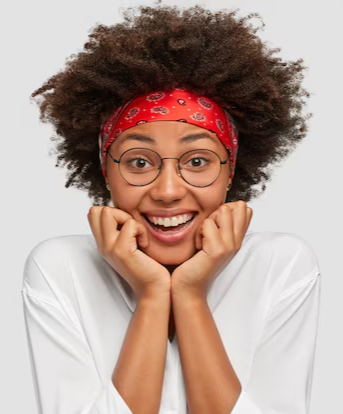 Étudiant heureux